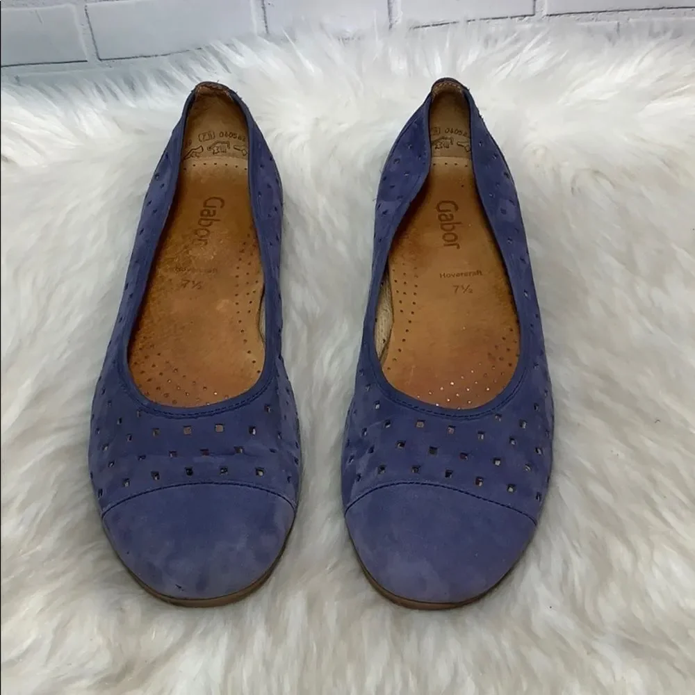Gabor Hovercraft Suede Flats Size‎ 7.5